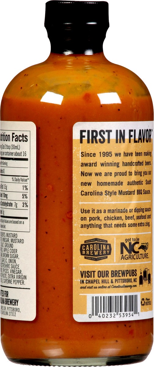 slide 3 of 9, Carolina Brewery BBQ Sauce, Carolina Gold, 16 fl oz