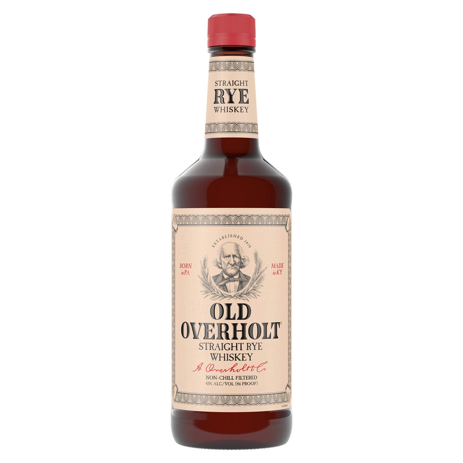 slide 2 of 2, Old Overholt Straight Rye Whiskey 750 ml, 750 ml