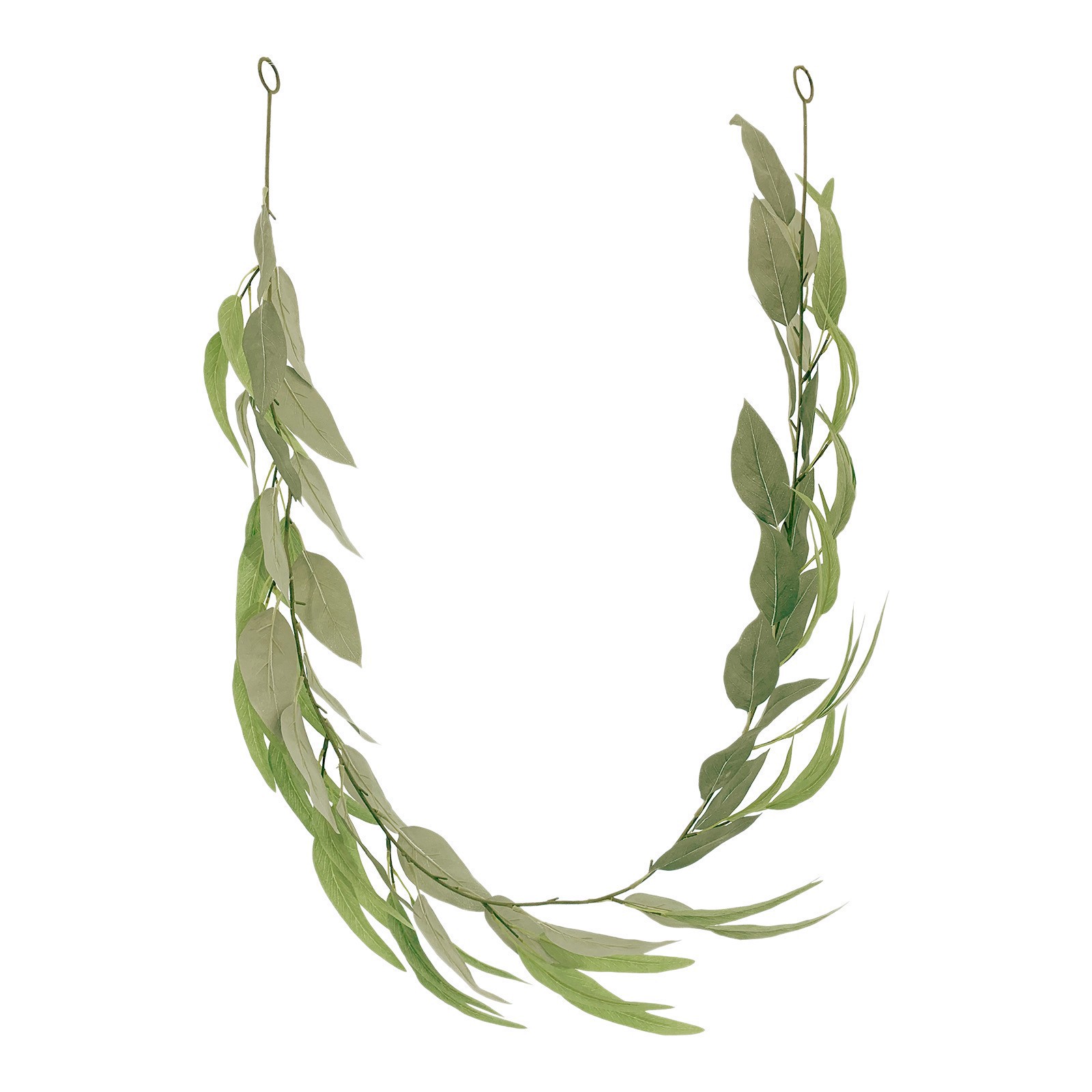 slide 5 of 5, 6ft. Willow Eucalyptus Garland By Ashland, 6 ft