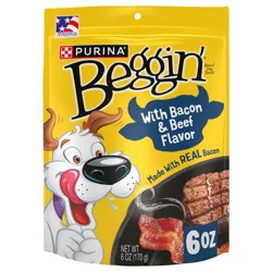 Purina Beggin' Strips With Real Meat Dog Treats With Bacon and Beef Flavors