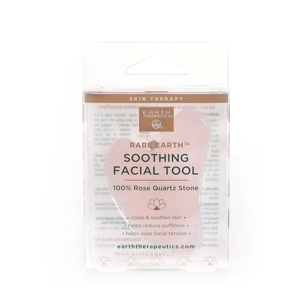 slide 1 of 1, Earth Therapeutics Rare Earth Rose Quartz Soothing Facial Tool, 1 ct
