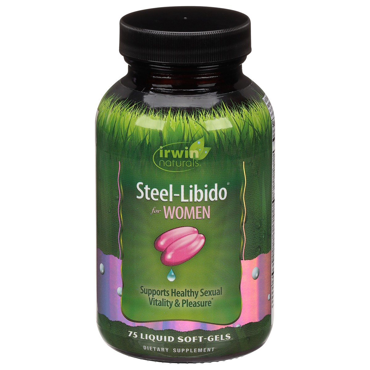 slide 10 of 10, Irwin Naturals For Women Liquid Soft-Gels Steel-Libido 75 ea, 75 ct