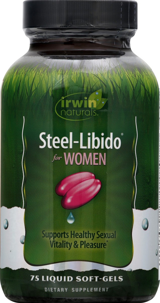 slide 1 of 10, Irwin Naturals For Women Liquid Soft-Gels Steel-Libido 75 ea, 75 ct