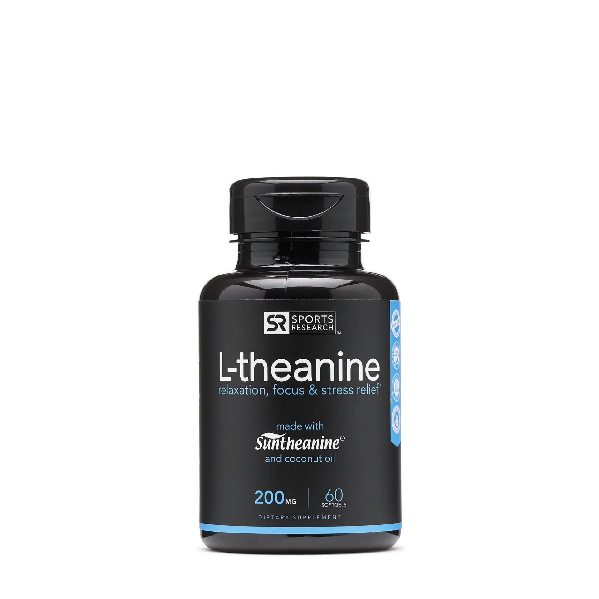 slide 1 of 1, Sports Research Suntheanine L-Theanine, 60 ct