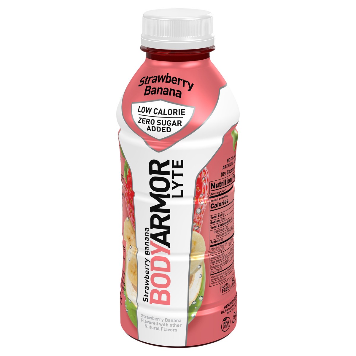 slide 3 of 8, BODYARMOR Lyte Strawberry Banana Bottle- 16 fl oz, 16 fl oz