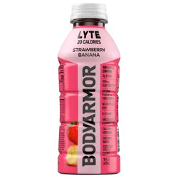 BODYARMOR Lyte Strawberry Banana Electrolyte Sports Drink, 16 fl oz Bottle