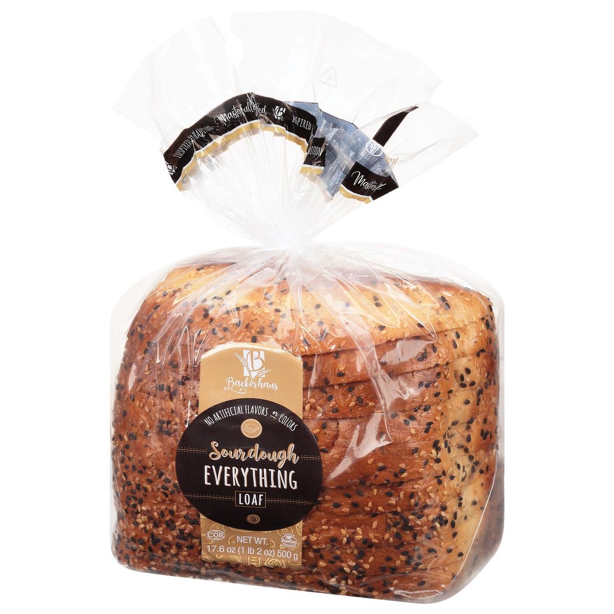 slide 3 of 9, Backerhaus Sourdough Everything Loaf 17.6 oz, 17.6 oz