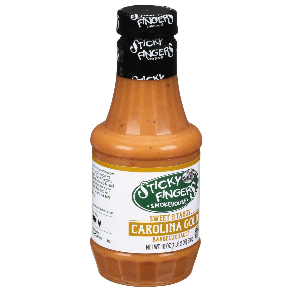 slide 2 of 9, Sticky Fingers Smokehouse Sweet & Tangy Carolina Gold Barbecue Sauce 18 oz, 18 oz