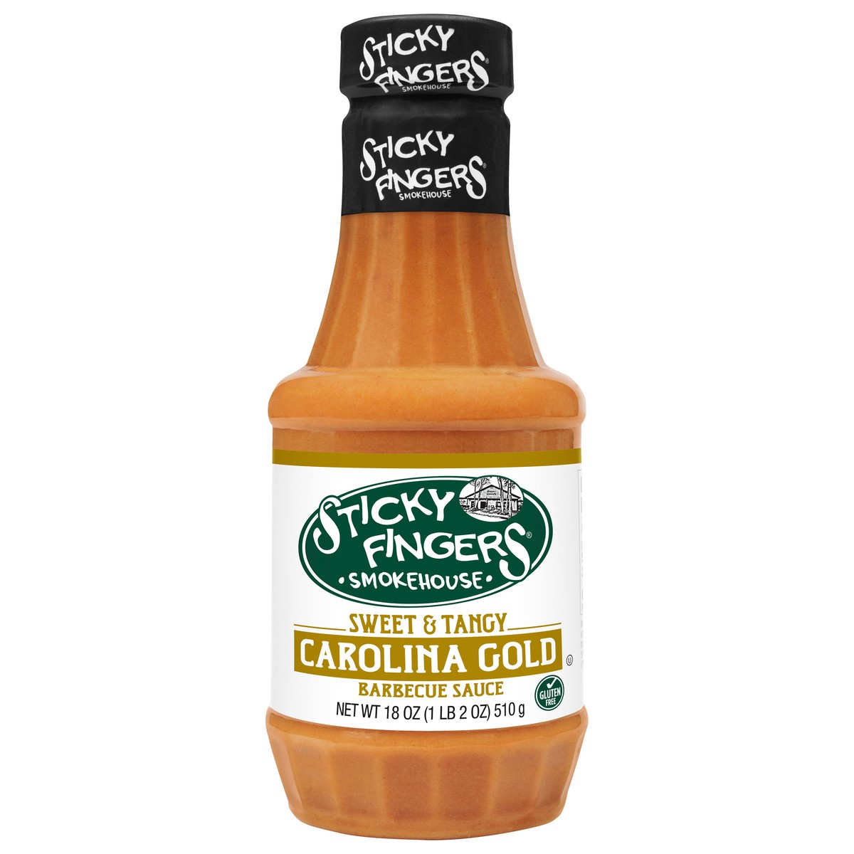 slide 1 of 9, Sticky Fingers Smokehouse Sweet & Tangy Carolina Gold Barbecue Sauce 18 oz, 18 oz