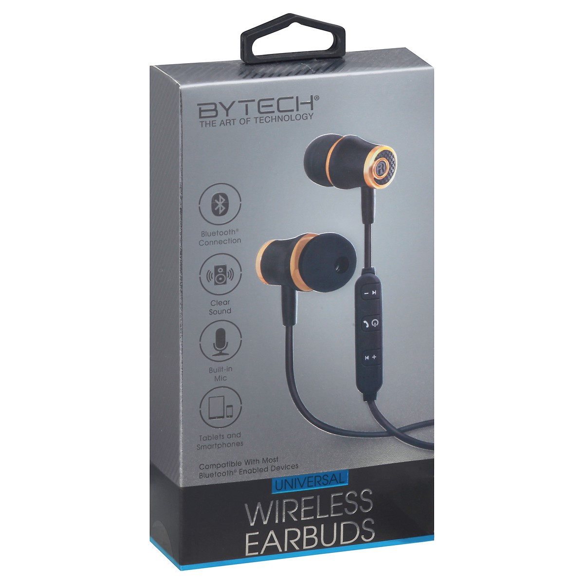 slide 3 of 12, Bytech Universal Wireless Earbuds 1 ea, 1 ea