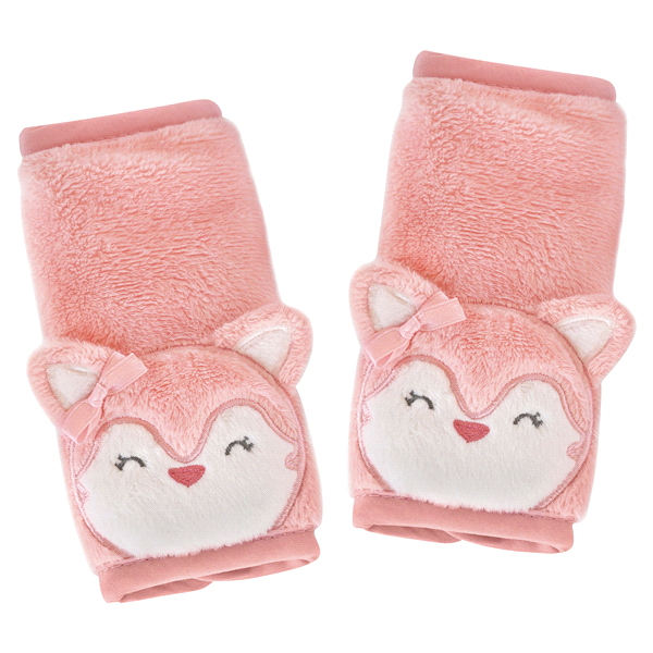 slide 1 of 1, Carter's Plush Strap Covers, Fox, 1 ct