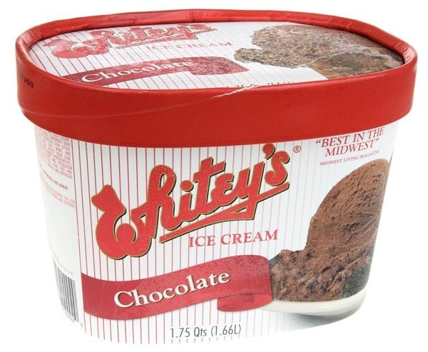 slide 1 of 1, Whitey's Chocolate Ice Cream, 1.75 qt