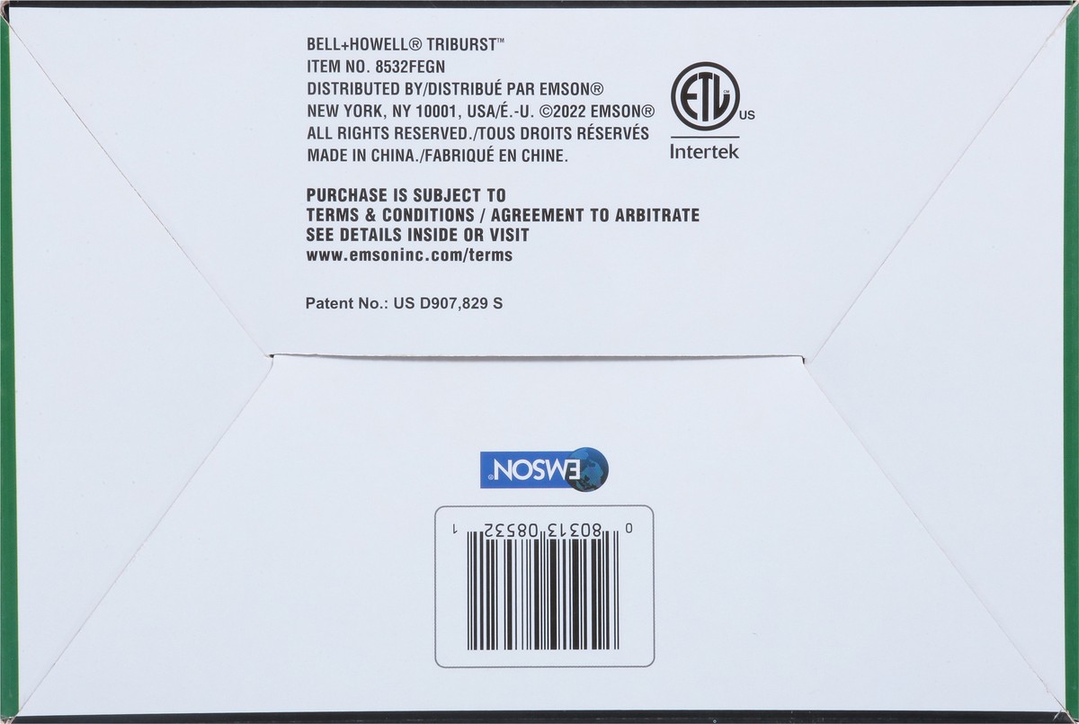 slide 6 of 9, Bell + Howell TriBurst 2000 Lumens Multi-Directional LED Light 1 ea, 1 ct