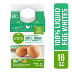 Simple Truth Organic 100% Liquid Egg Whites 16 oz