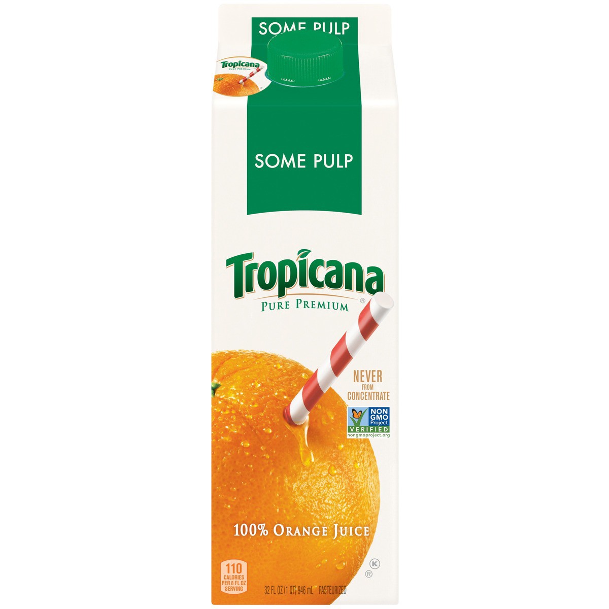 slide 2 of 2, Tropicana 100% Juice - 32 oz, 32 oz