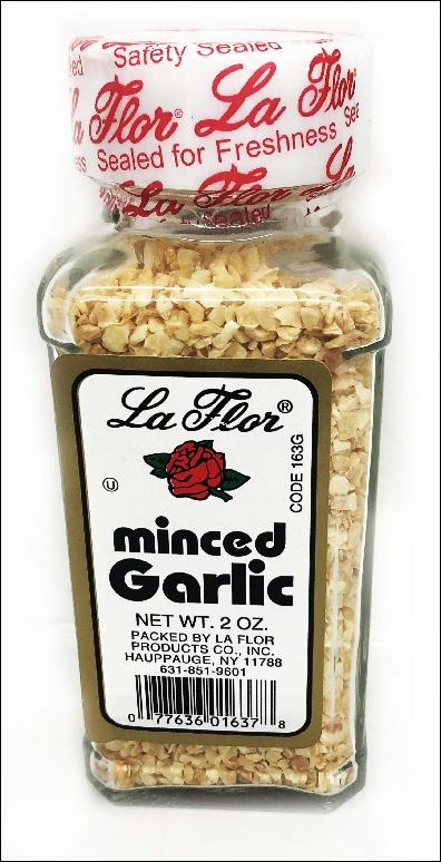 slide 1 of 1, La Flor Minced Garlic, 2 oz