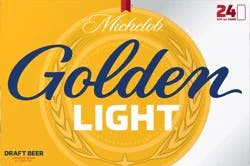 Michelob Golden Light Beer 24 ea