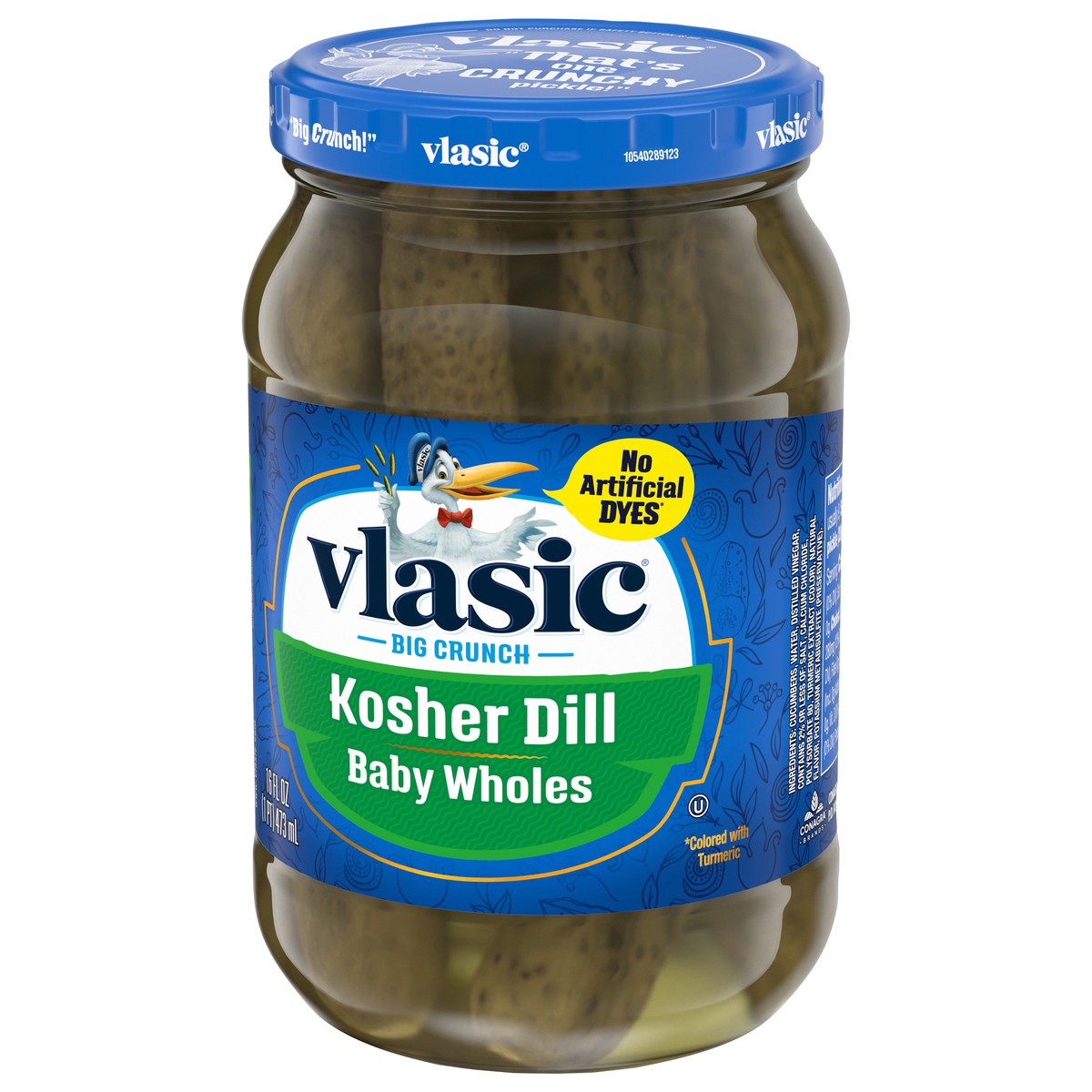 slide 3 of 5, Vlasic Kosher Dill Baby Whole Pickles, Keto Friendly, 16 FL OZ Jar, 16 fl oz