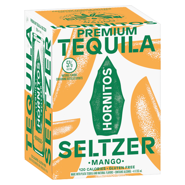 slide 4 of 13, Hornitos Mango Seltzer Can, 4 ct; 12 fl oz