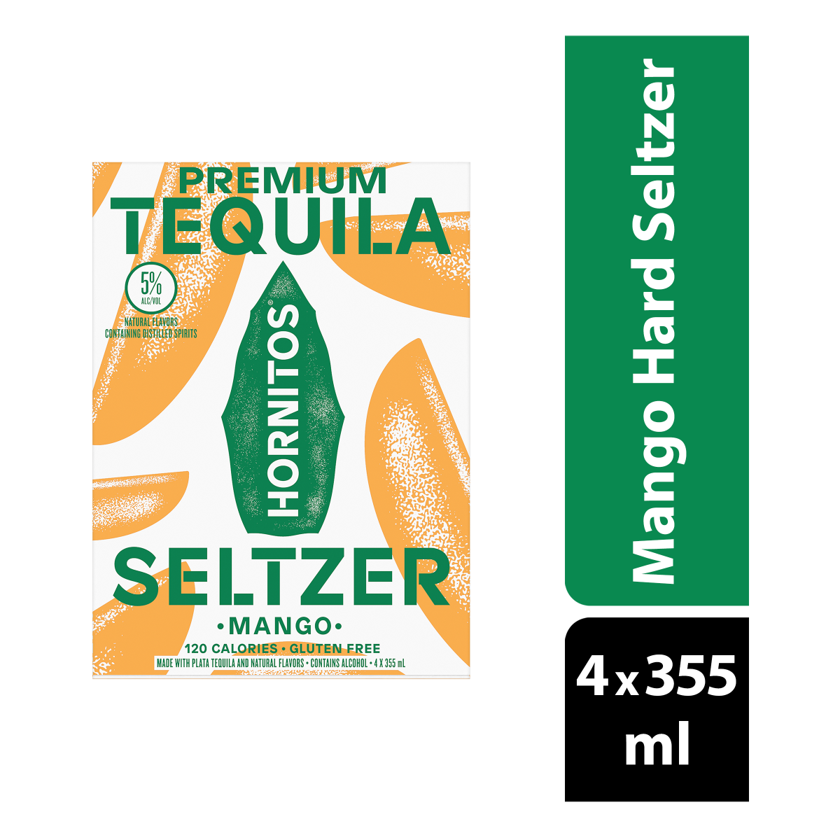 slide 1 of 13, Hornitos Mango Seltzer Can, 4 ct; 12 fl oz