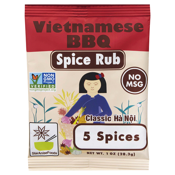 slide 1 of 1, Star Anise Foods Classic Ha Noi Vietnamese Bbq Spice Rub, 1 oz