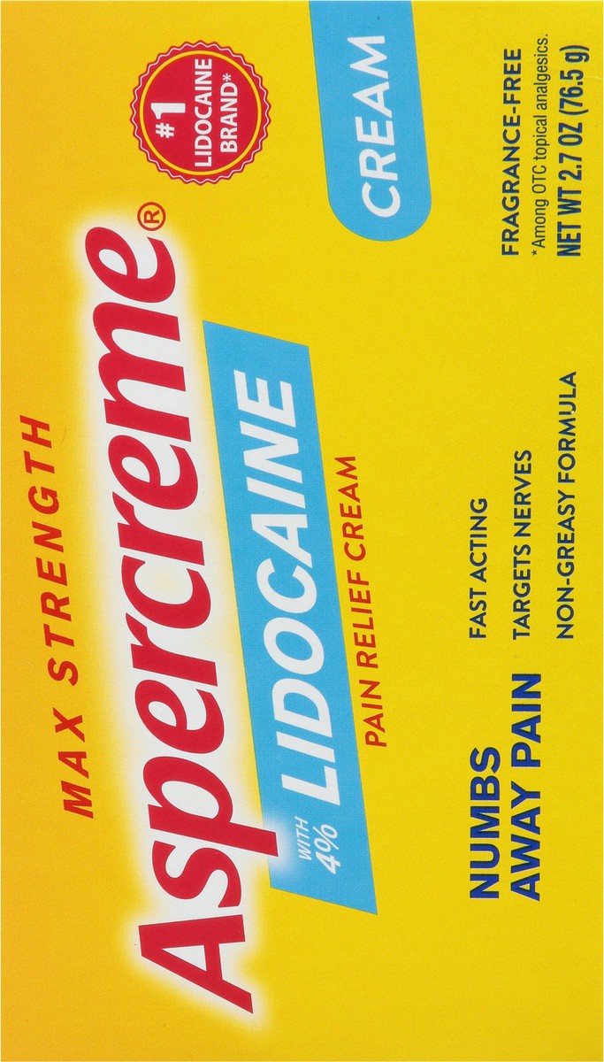 slide 4 of 9, Aspercreme Max Strength Pain Relief Cream 2.7 oz, 2.7 oz