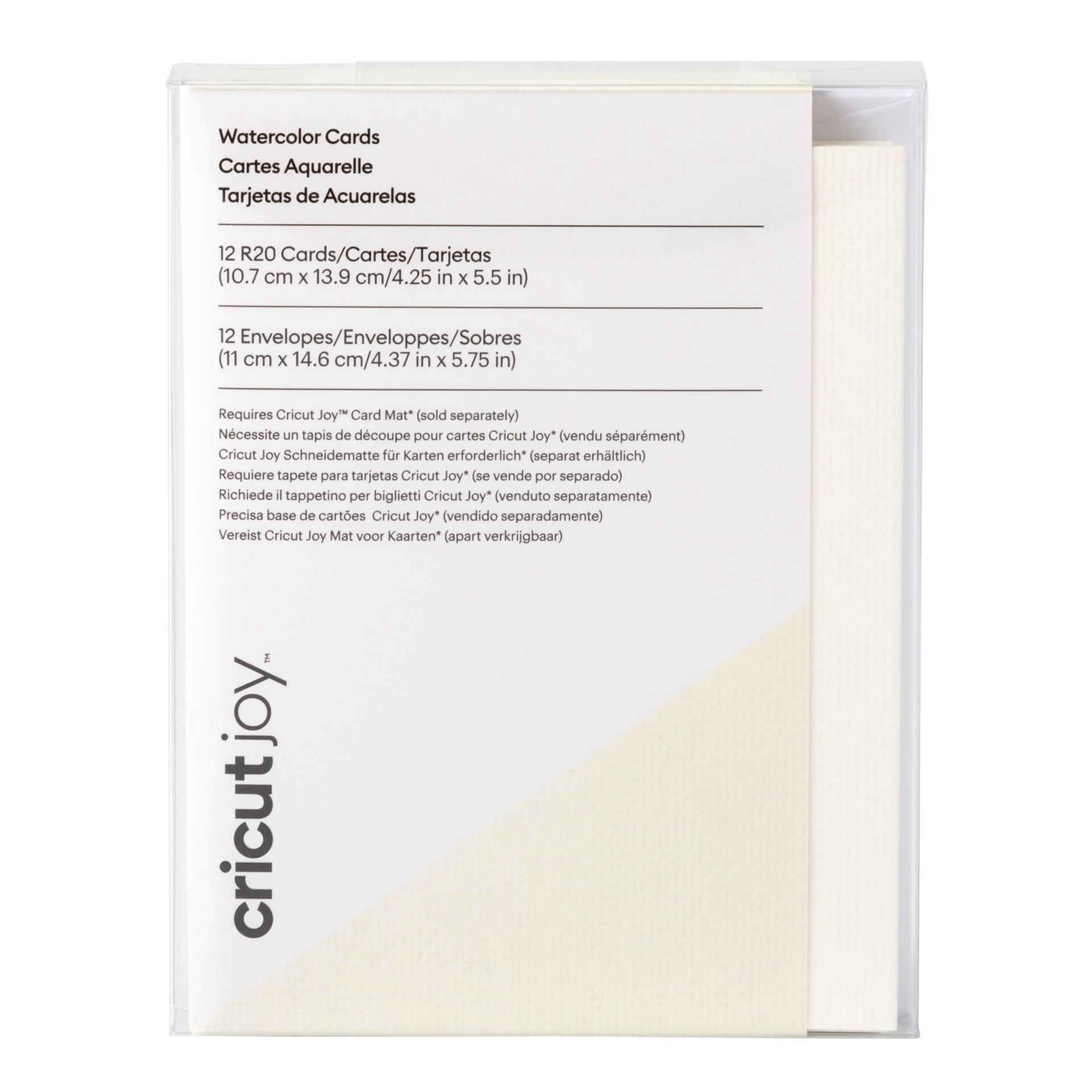 slide 7 of 7, Cricut Joy 4.25" X 5.5" Watercolor Cards & Envelopes, 4.25 in x 5.5 in