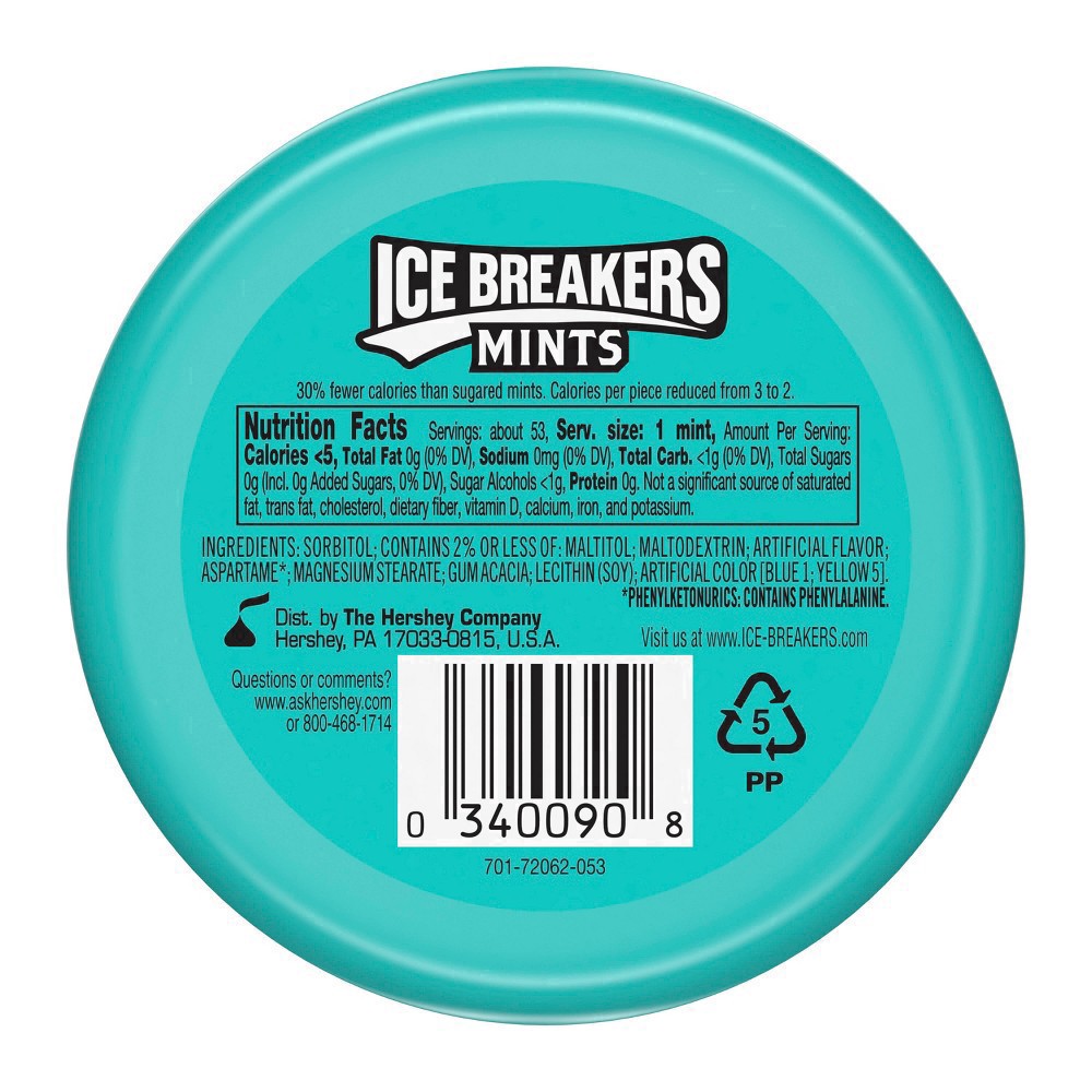 slide 4 of 39, Ice Breakers Wintergreen Sugar Free Mint Candies, 1.5 oz