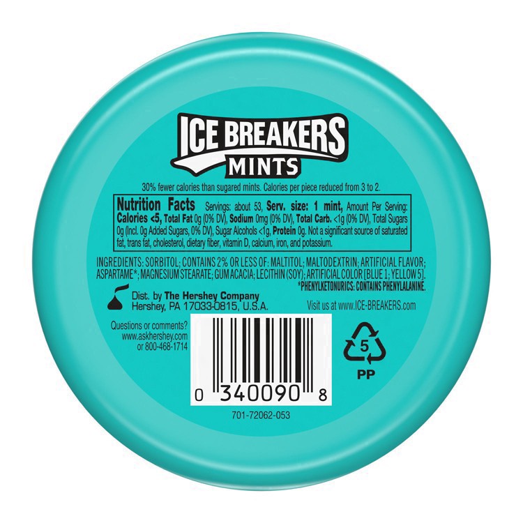 slide 36 of 39, Ice Breakers Wintergreen Sugar Free Mint Candies, 1.5 oz