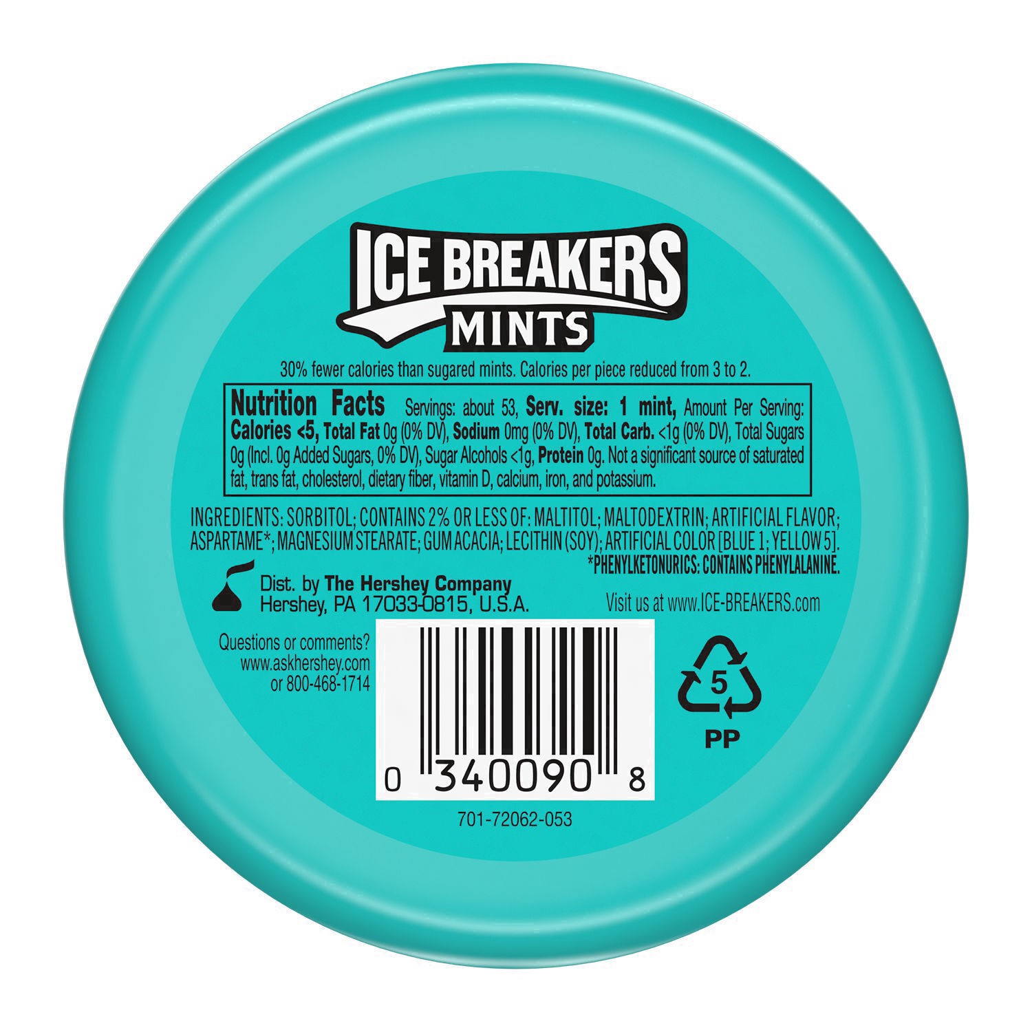 slide 22 of 39, Ice Breakers Wintergreen Sugar Free Mint Candies, 1.5 oz