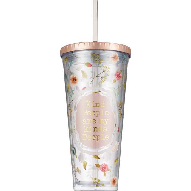 slide 1 of 1, CRIMZON ROSE Tall Tumbler Floral 2019, 1 ct