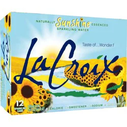 La Croix Sunshine Sparkling Water - 12 oz