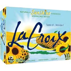 La Croix Sunshine Sparkling Water - 12 oz