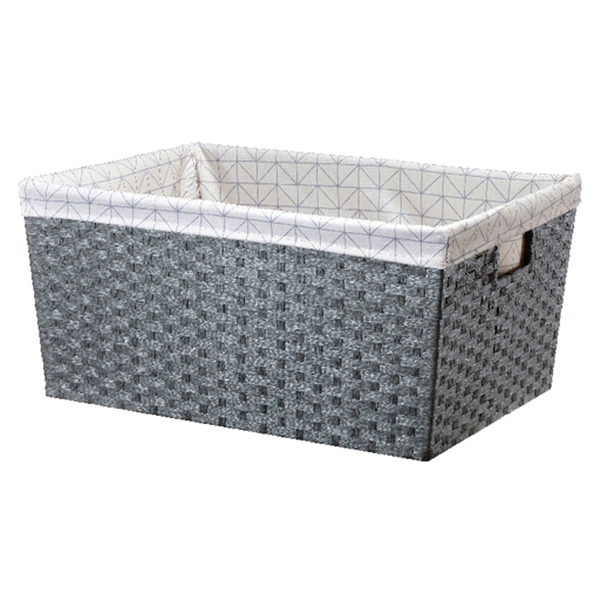 slide 1 of 1, Room & Retreat Paper Rope Laundry Basket, 1 ct