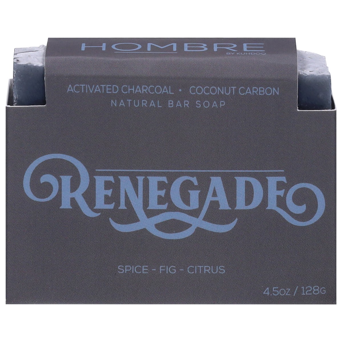 slide 1 of 9, Hombre Natural Renegade Bar Soap 4.5 oz, 4.5 oz
