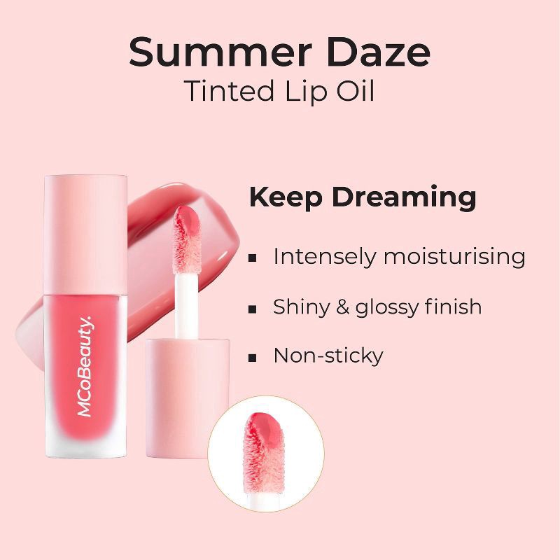 slide 8 of 10, MCoBeauty Summer Daze Tinted Lip Oil - Keep Dreaming - 0.17 fl oz, 0.17 fl oz