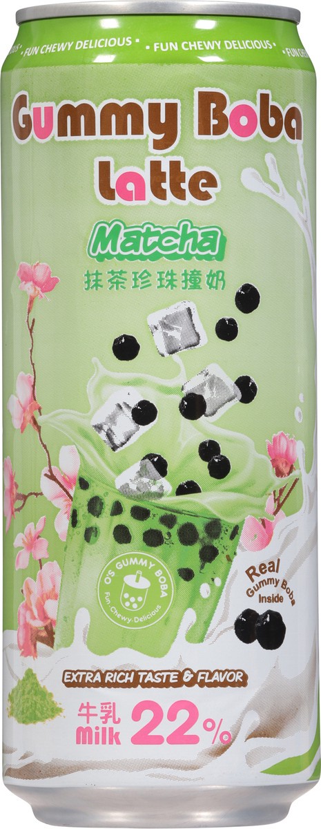 slide 2 of 15, O's Bubble Matcha Gummy Boba Latte 15.9 fl oz, 15.9 fl oz