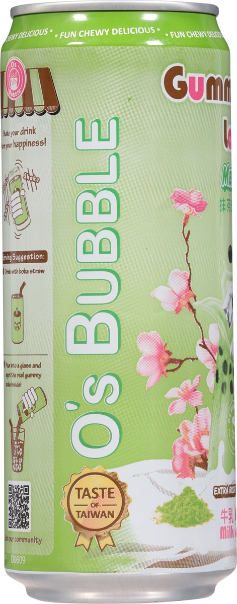 slide 15 of 15, O's Bubble Matcha Gummy Boba Latte 15.9 fl oz, 15.9 fl oz