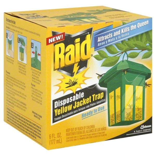 slide 1 of 1, Raid Yellow Jacket Trap, Disposable, 1 ct