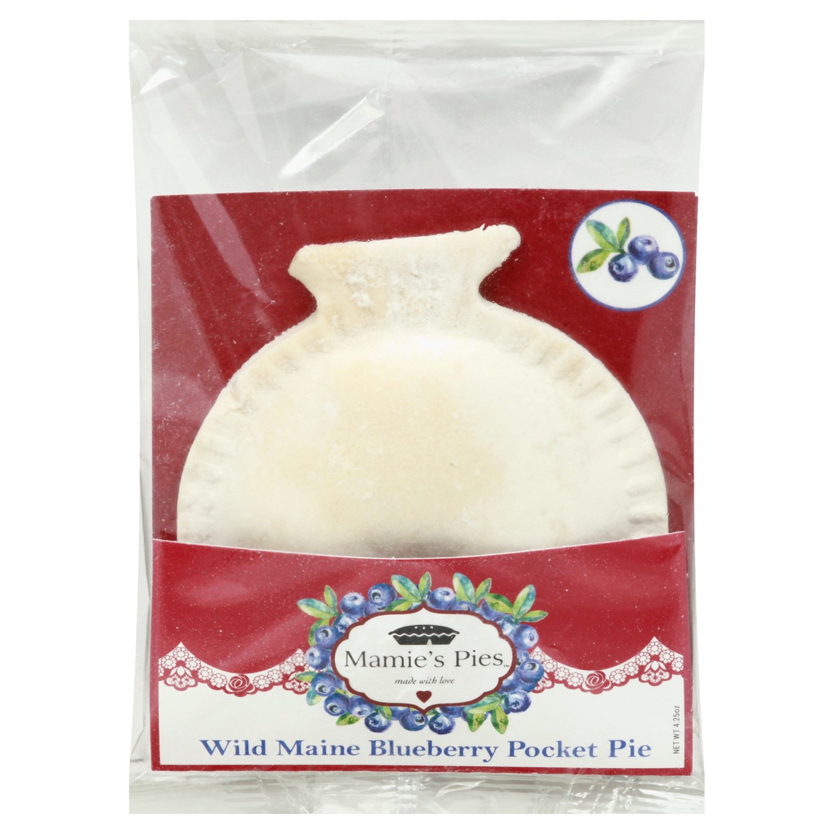 slide 4 of 13, Mamie's Pies Wild Maine Blueberry Pocket Pie 4.25 oz, 4.25 oz