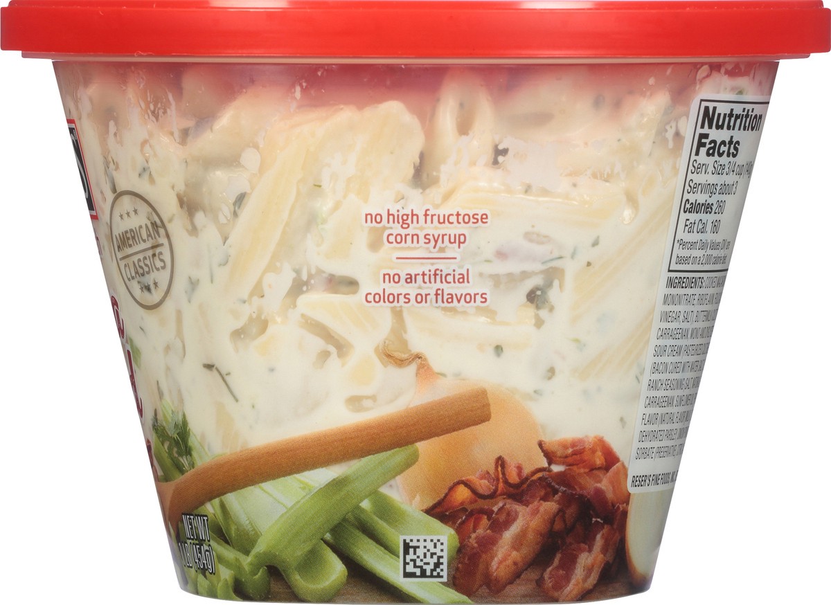 slide 5 of 6, Reser's Bacon Ranch Pasta Salad, 16 oz