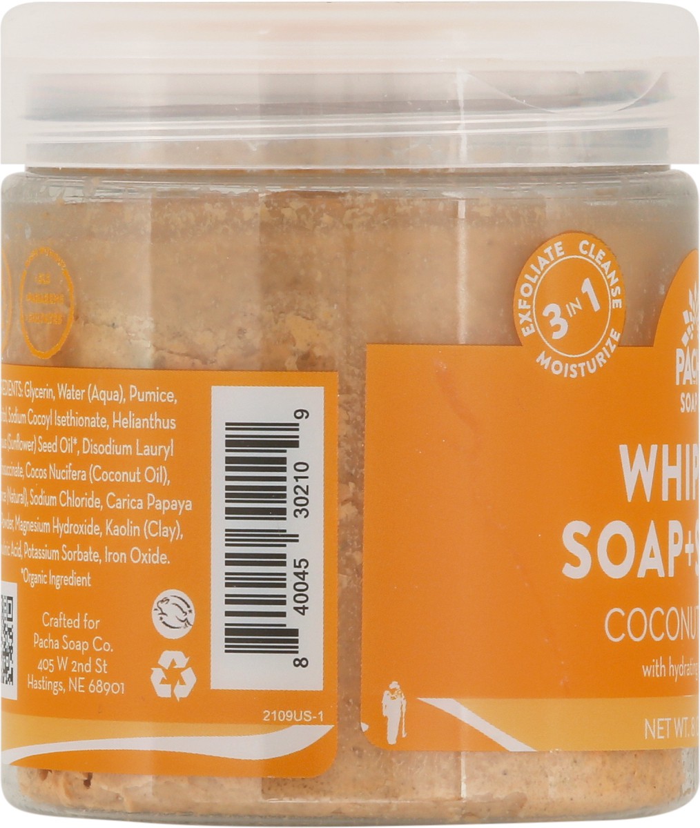 slide 7 of 9, Pacha Soap Co. Coconut Papaya Whipped Soap + Scrub 8 pack, 8 ct