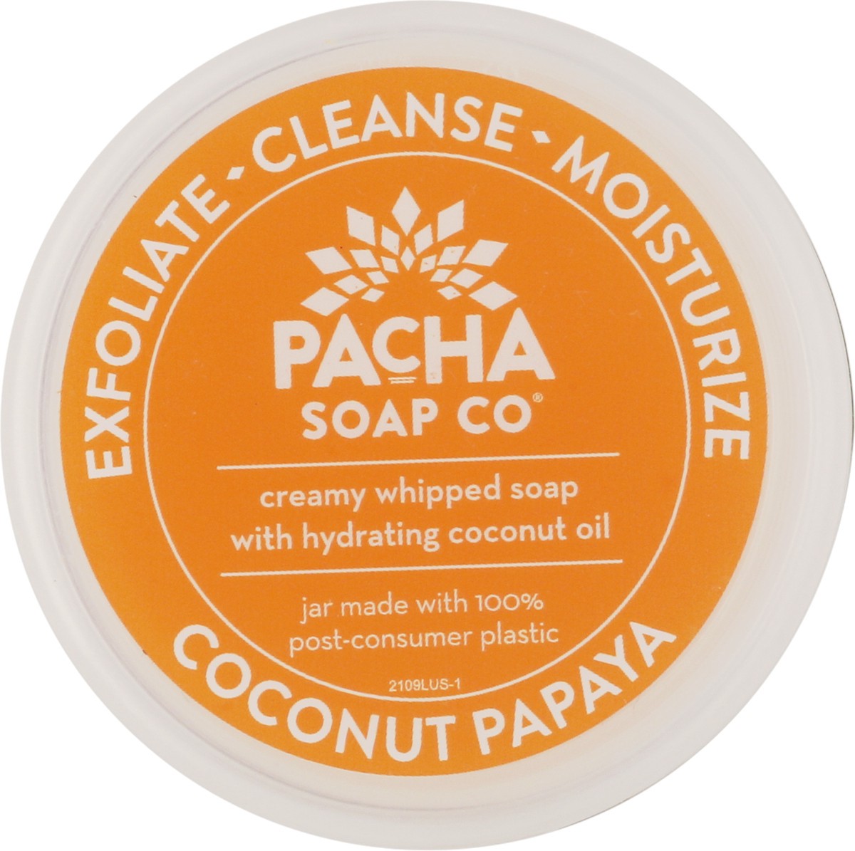 slide 9 of 9, Pacha Soap Co. Coconut Papaya Whipped Soap + Scrub 8 pack, 8 ct