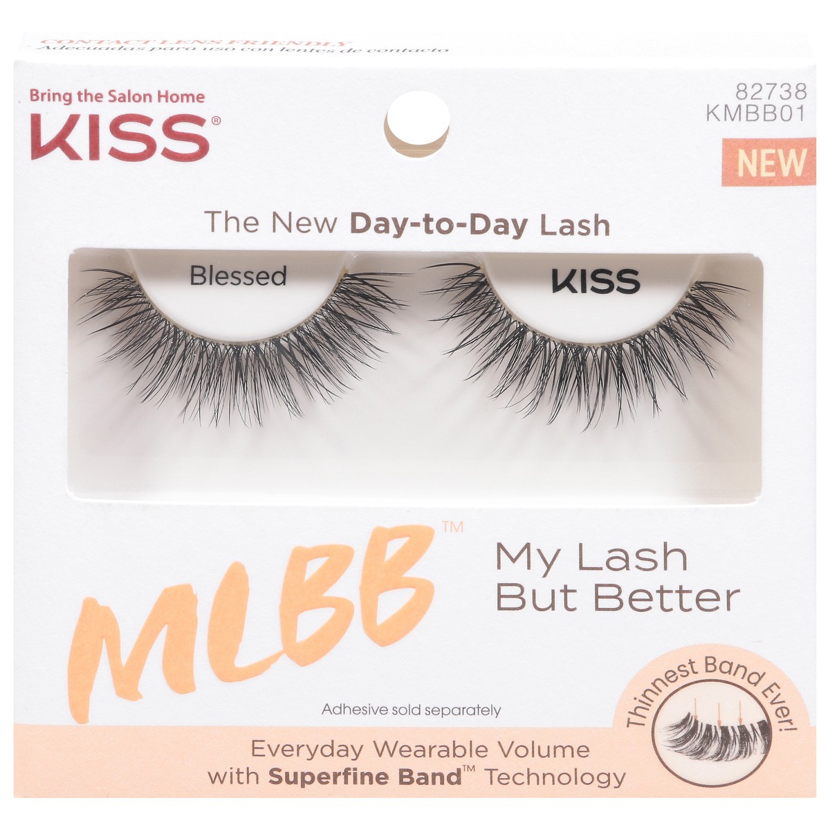 slide 1 of 5, Kiss MLBB Lash 1 ea, 1 ct