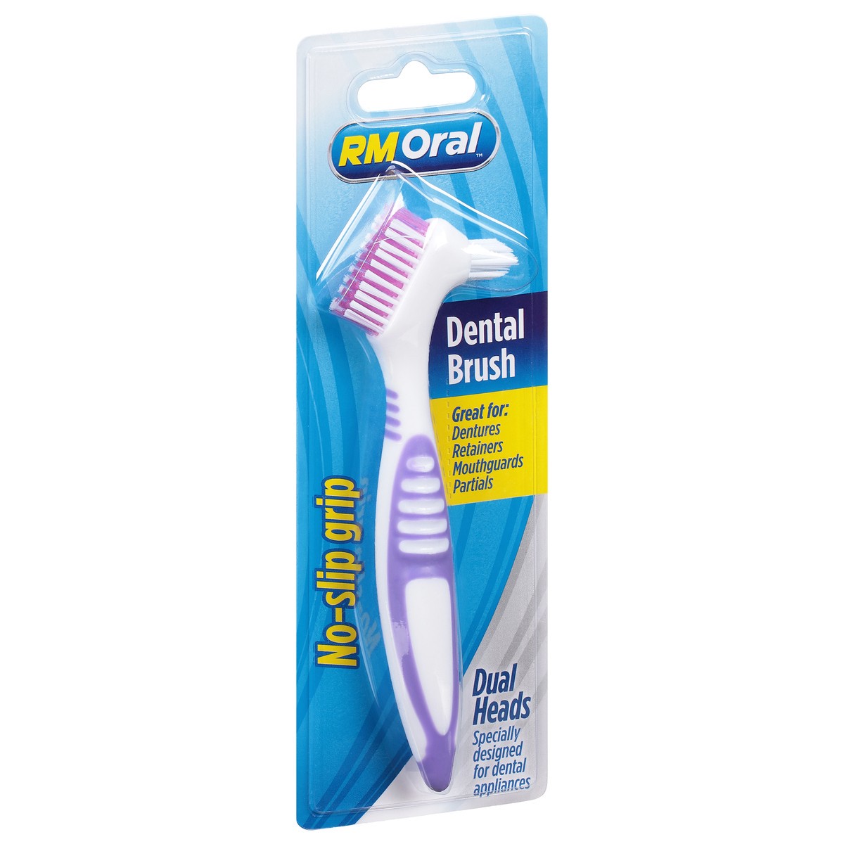 slide 10 of 11, RM Oral Dual Heads Dental Brush 1 ea, 1 ct