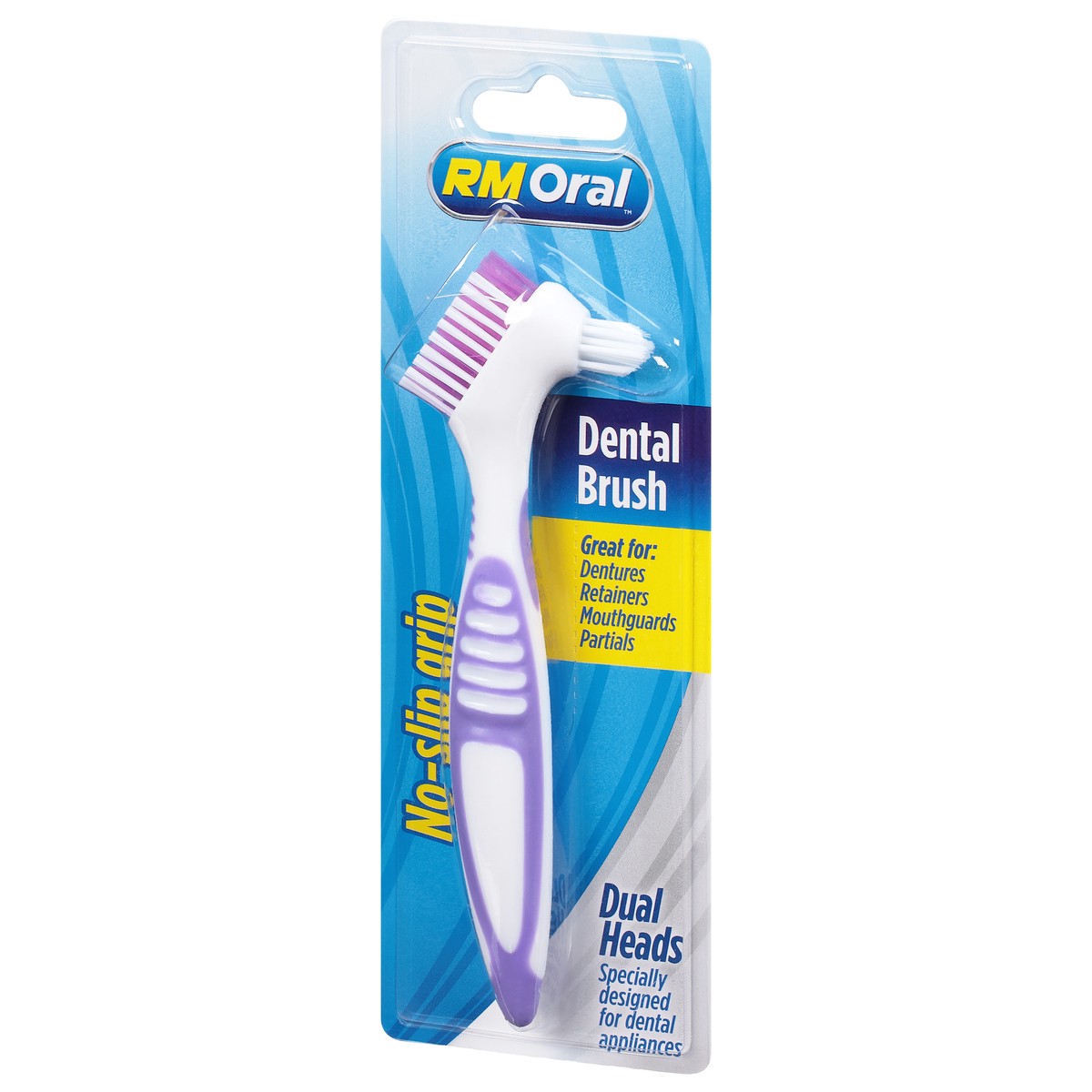 slide 11 of 11, RM Oral Dual Heads Dental Brush 1 ea, 1 ct