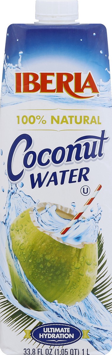 slide 5 of 7, Iberia Natural Coconut Water - 1L Bottle, 1 liter