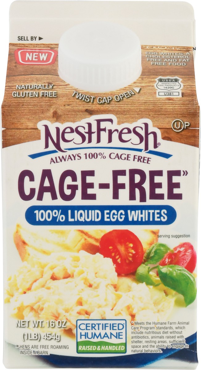 slide 2 of 9, Nestfresh Cage Free Hfac 100% Liquid Egg Whites 16 Oz - 16 Oz, 16 oz