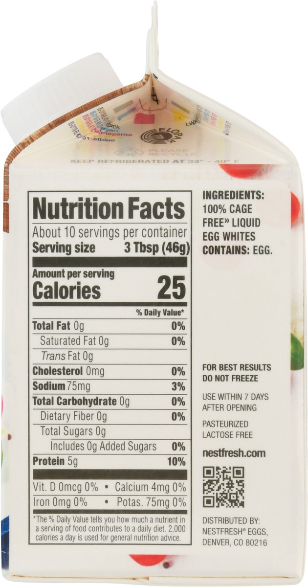 slide 3 of 9, Nestfresh Cage Free Hfac 100% Liquid Egg Whites 16 Oz - 16 Oz, 16 oz