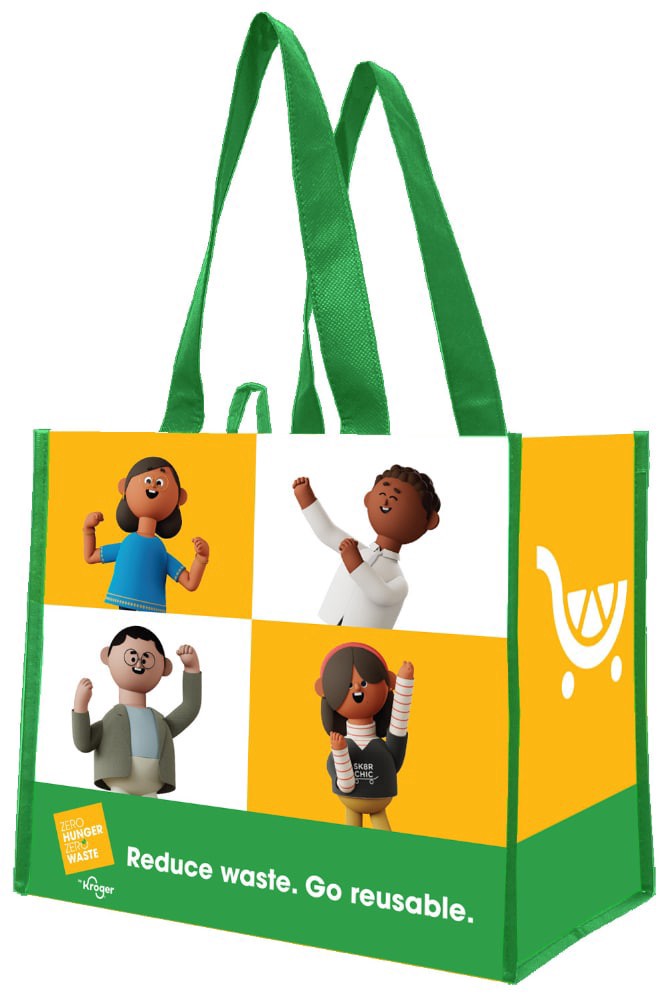 slide 1 of 1, Earthwise Earth Day Go Reusable Shopping Tote, 1 ct